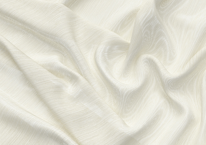 Sahara Voile, Metallic Cream - Twist&Fit Roman Blind - Image 4